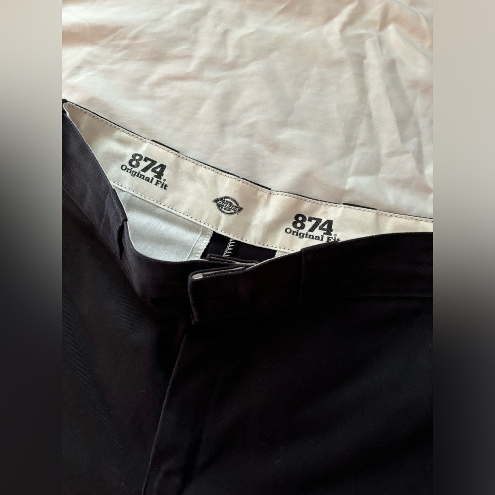 Dickies 874 in Black 30x32 - Picture 4 of 4